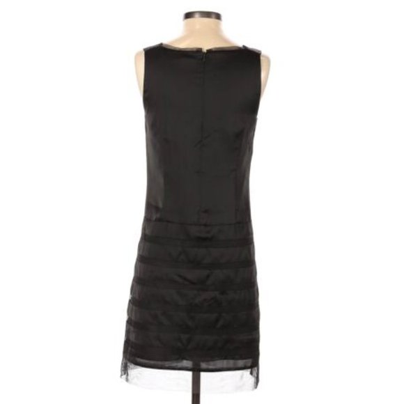 GAP Dresses Gap Nwt Sexy Vneck Mesh Tier Little Black Cocktail Dress 2 Poshmark